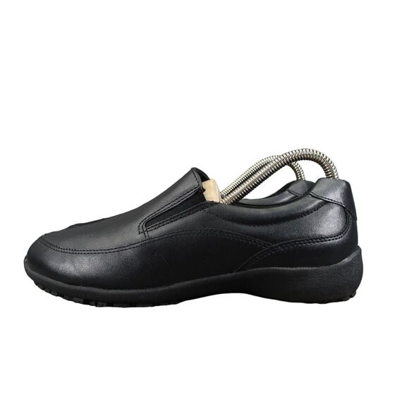 safeTstep Shoes Womens 8 Slip On Clog Work Comfort Uniform Slip Resistant Black - Picture 3 of 14